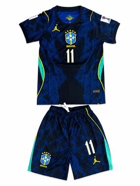 New 2026 Brazil Away Kit - Kids Size 20 6-7Y